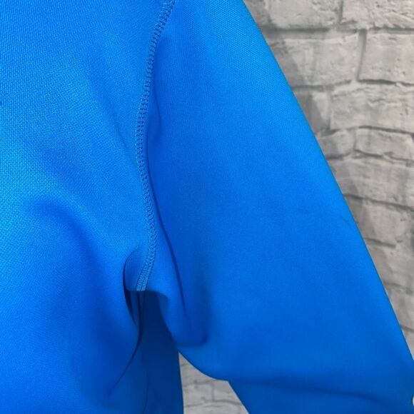 Old navy active men M dri fit pullover Longsleeve hoodie w/drawstring blue - Picture 5 of 11